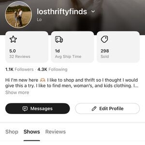 $3 starts for adult clothing